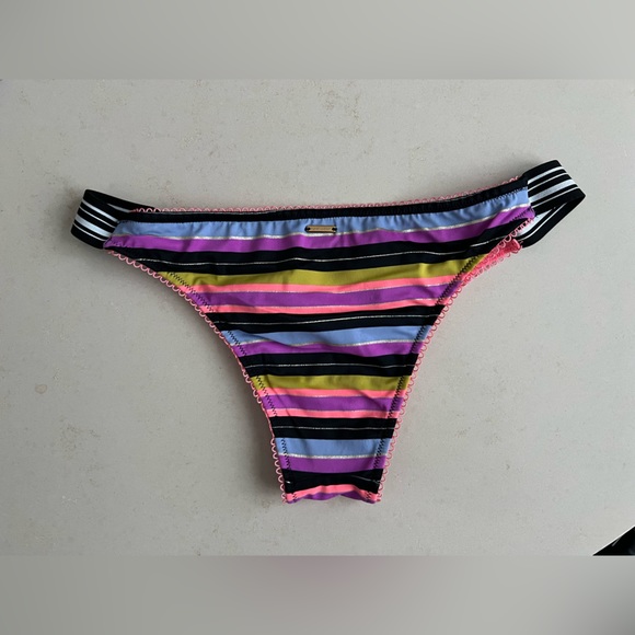 Victoria's Secret STRIPED / THE FLIRT bikini swim suit bottom NWOT โ Medium - Picture 5 of 12